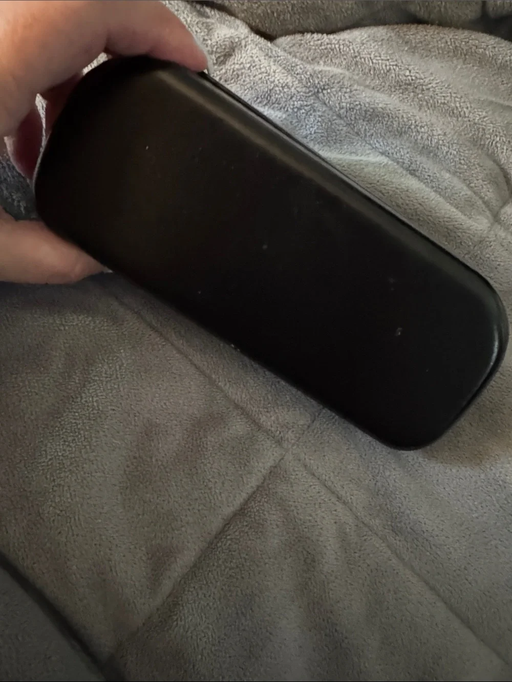 Coach Black Hard Glasses Case with Embossed Logo